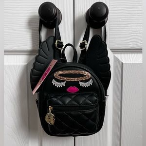 BETSEY JOHNSON ANGEL W/WINGS MINI BACKPACK